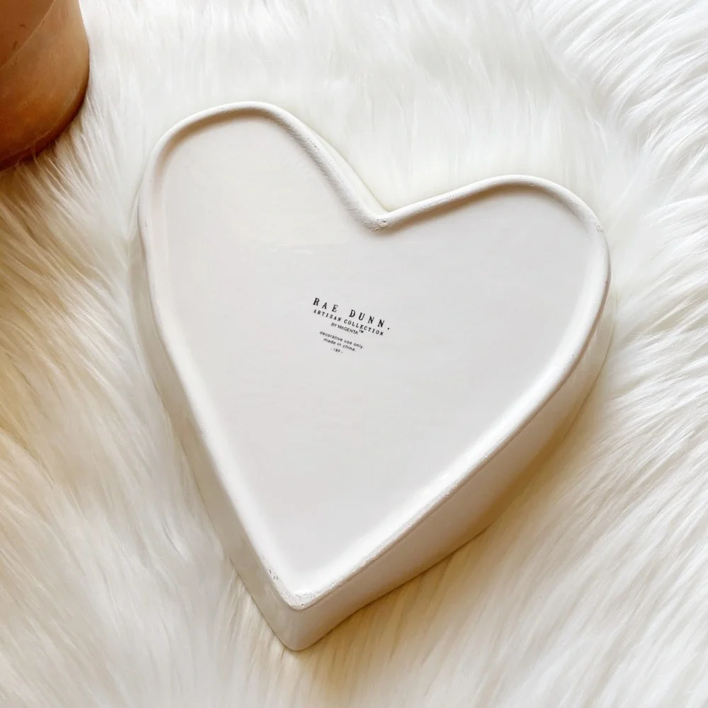 Rae Dunn Heart Shaped Cat Mom Decor - Picture 3 of 5